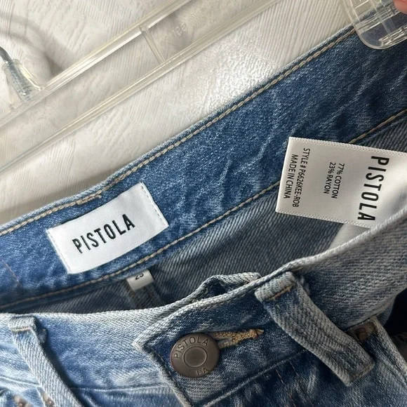 PISTOLA Presley Distressed Rock or Bust Jeans SIZE 25 - Picture 11 of 11